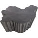 Lynx 47.25 X 33.75 inch Antique Grey Coffee Table